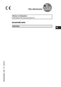 Notice IFM ENC03A Capteur de porte/fenêtre