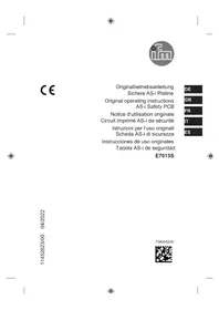 Notice IFM E7015S Elektronische Platine