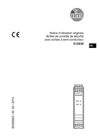 Notice IFM G1503S Boîtier de contrôle industriel