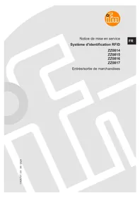 Notice IFM ZZ0814 Système RFID