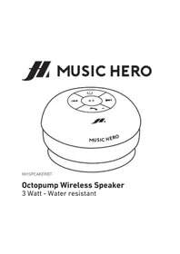 Notice Music Hero OCTOPUMP Haut-parleur