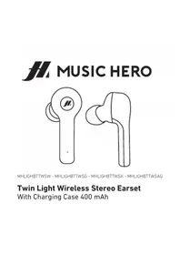 Notice Music Hero TWIN LIGHT Bouchon d'oreille
