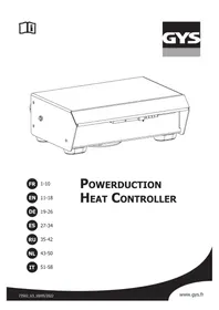 Notice GYS POWER HEAT CONTROLER Термостат