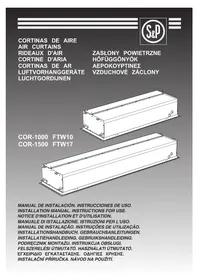 Notice Soler & Palau COR1000 FTW10 Rideau d'air