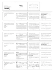 Notice Aukey UAP02 Support téléphone magnétique