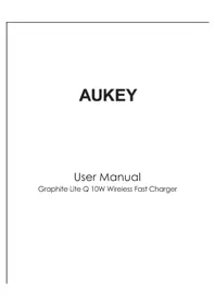 Notice Aukey LTST4 Kabelloses Ladegerät