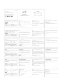 Notice Aukey LTW23 Chargeur électrique