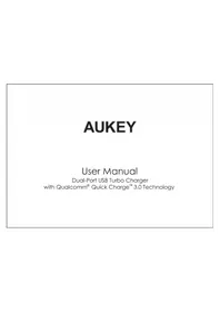 Notice Aukey DSB4 Chargeur USB