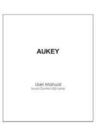 Notice Aukey PFC1 Lampe