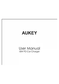 Notice Aukey PLA8 Chargeur de voiture