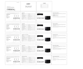 Notice Aukey UAC01 Amplificateur audio-vidéo
