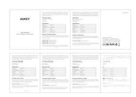Notice Aukey PBY17 Câble HDMI