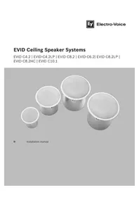 Notice ELECTRO-VOICE EVIDC6.2 Haut-parleur
