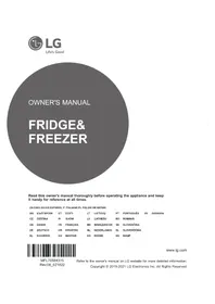 Notice LG GBB72SWEGN Congelator
