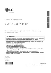 LG LCG3091ST - Cooker
