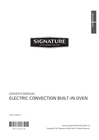 Notice LG SKSCV3002S Built-in oven