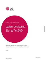 Notice LG BP145 Lecteur blu-ray
