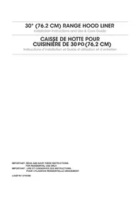 Notice JENN-AIR UVL5430JSS Basket