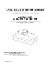 Notice JENN-AIR UXL6036YSS Basket
