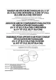 Notice JENN-AIR W10446915 Conduit de ventilation