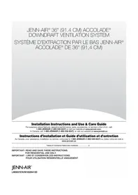 Notice JENN-AIR JXD7836BS Basket