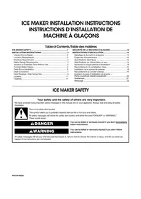 Notice JENN-AIR KUIX505EBS Ice Maker