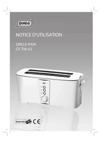 Notice QUIGG GTTDS02 Réfrigérateur