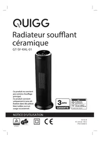 Notice QUIGG GTSFKHL01 Réfrigérateur