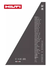 Notice HILTI NPU 10022 Vermaler