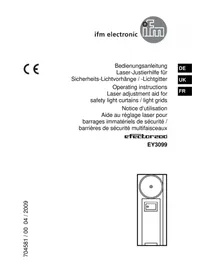 Notice IFM EY3099 Laserpointer