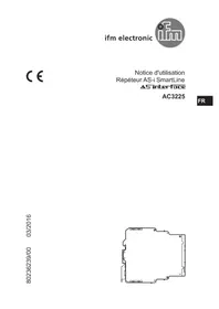Notice IFM AC3225 Répéteur industriel