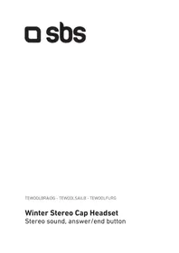 Notice SBS WINTER STEREO CAP HEADSET Casque audio