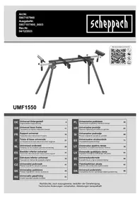 Notice SCHEPPACH UMF1550 Support universel pour machine-outil