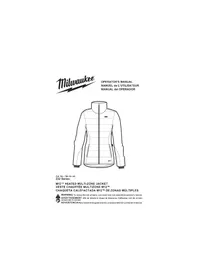 Notice MILWAUKEE M12 23221 Veste chauffante