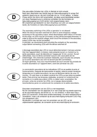 Notice SLV 1002792 Alimentation électrique