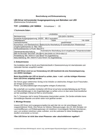 Notice SLV 470506 Pilote LED