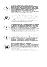 Notice SLV 464144 Alimentation électrique