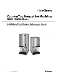 Notice Manitowoc RNS12A Ice machine
