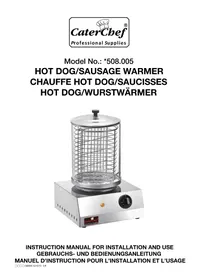Notice CaterChef 508005 Appareil à hotdog