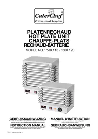 Notice CaterChef 508120 Chauffe-assiette