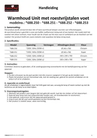 Notice CaterChef 688250 Chauffe-Plats