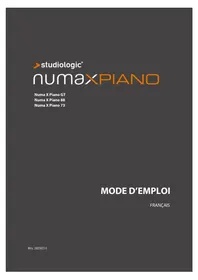 Notice Studiologic NUMA X PIANO GT Clavier