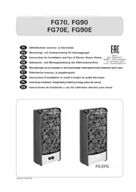 Notice HARVIA FIGARO FG90E HFGE900400V Calefacción