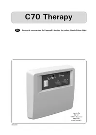 Notice HARVIA C70 THERAPY CC70B Éclairage