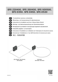 Notice HARVIA SFE500500 Interrupteur de sécurité