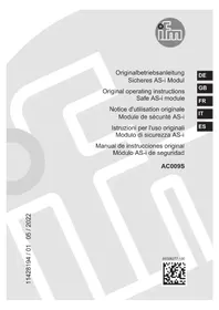 Notice IFM AC009S Electronic module