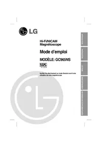 Notice LG GC965NS Magnétoscope VHS