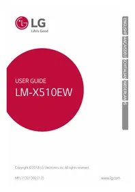 Notice LG LMX510EW Téléphone