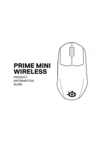 Notice STEELSERIES PRIME MINI WIRELESS мышь