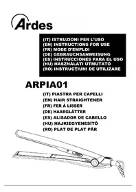 Notice ARDES ARPIA01 Placă de îndreptat părul